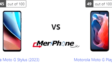 دراسة مقارنة متعمقة: Motorola Moto G Stylus (2023) أم Motorola Moto G Play (2024)؟
