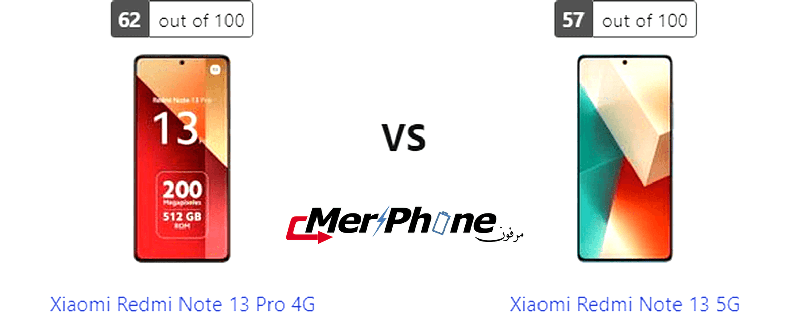 معركة التكنولوجيا المتقدمة: Xiaomi Redmi Note 13 Pro 4G ضد Xiaomi Redmi Note 13 5G