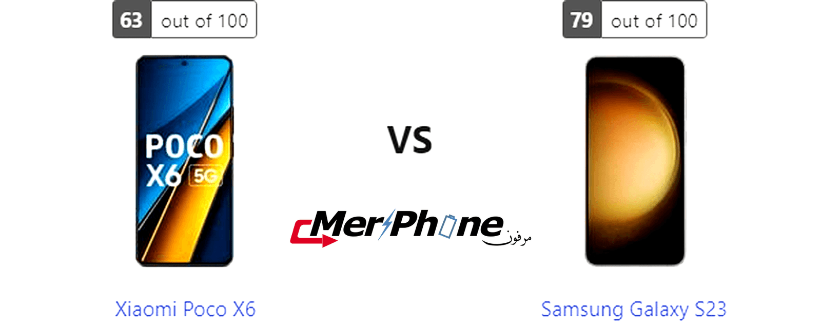 تحليل استراتيجي: خصائص Xiaomi Poco X6 و Samsung Galaxy S23