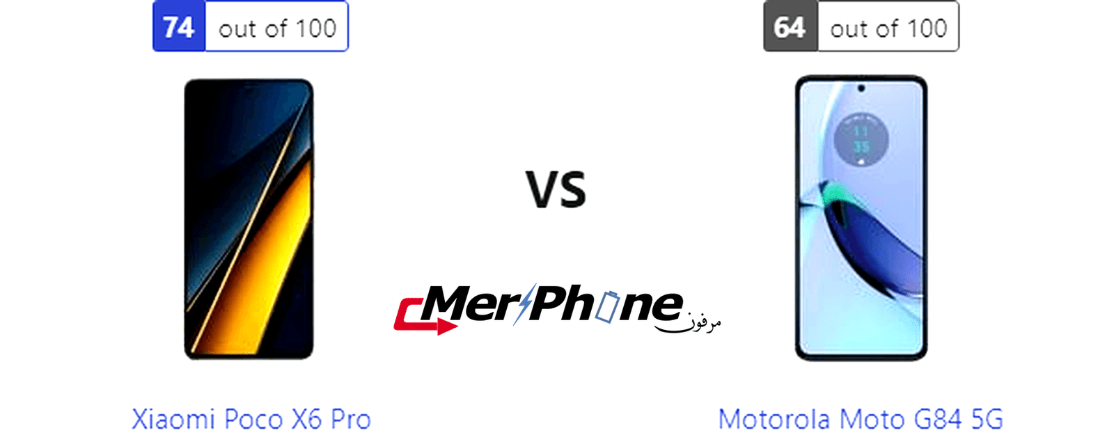 مراجعة استراتيجية متكاملة: Xiaomi Poco X6 Pro يقابل Motorola Moto G84 5G