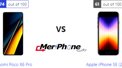 معركة الابتكار التقني: Xiaomi Poco X6 Pro يواجه Apple iPhone SE (2022)