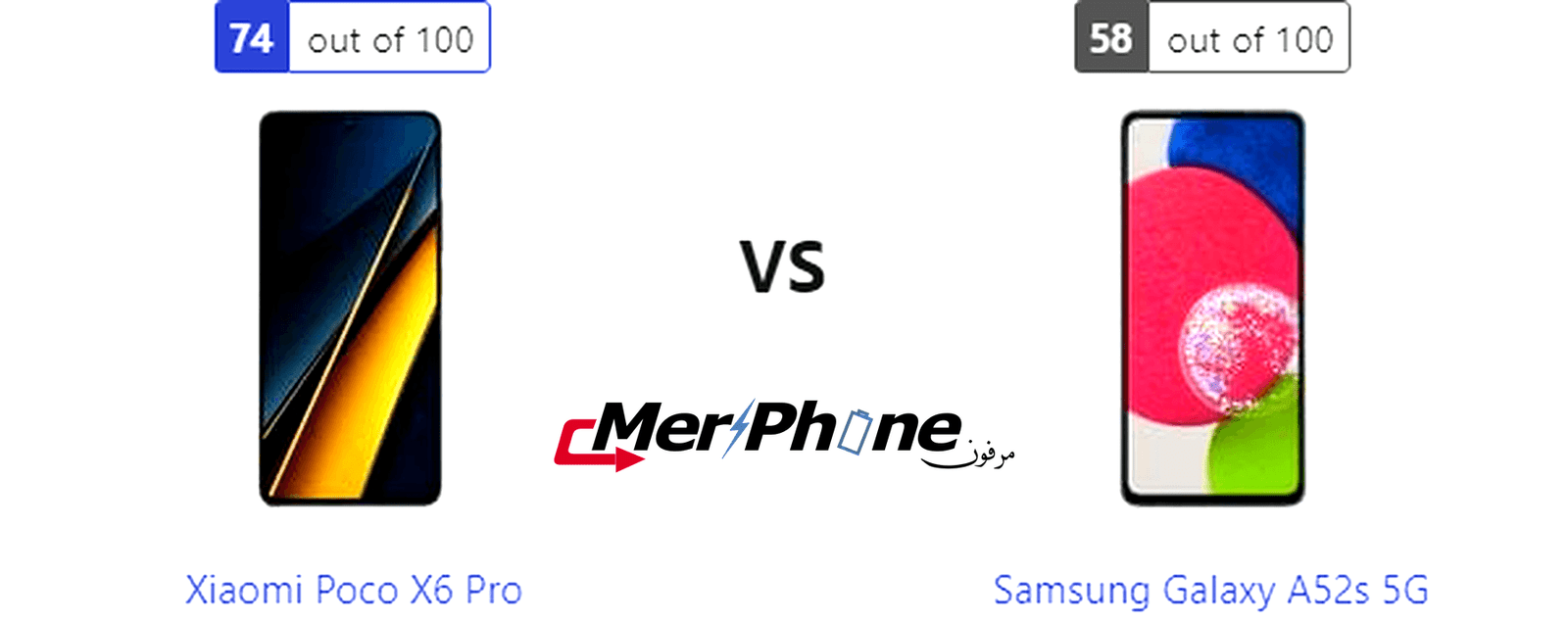 معركة الابتكار: Xiaomi Poco X6 Pro ضد Samsung Galaxy A52s 5G