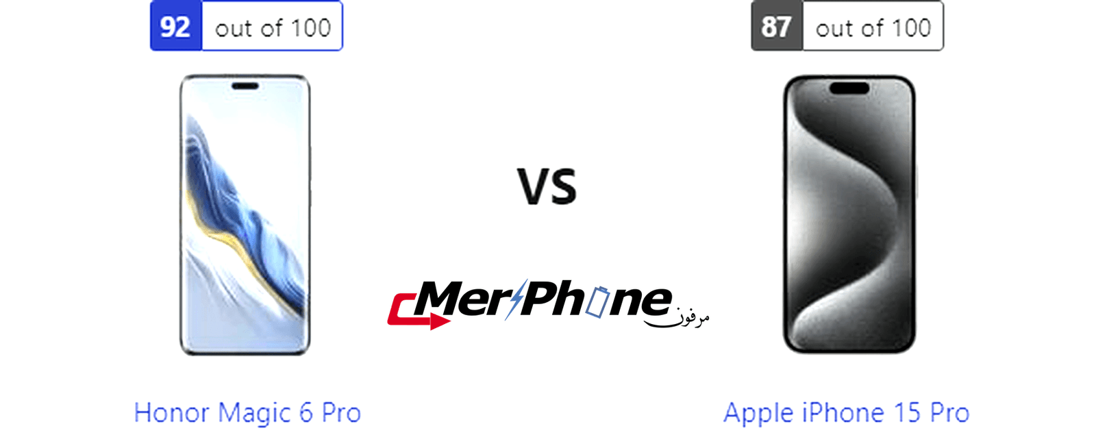 تقرير مفصل: مميزات Honor Magic 6 Pro و Apple iPhone 15 Pro