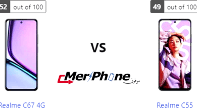 مراجعة فنية: مقارنة دقيقة بين Realme C67 4G و Realme C55