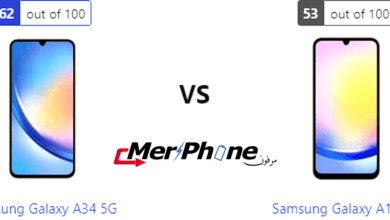 تقرير شامل: Samsung Galaxy A34 5G أو Samsung Galaxy A15 5G؟