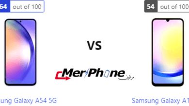 معركة التكنولوجيا المتقدمة: Samsung Galaxy A54 5G ضد Samsung Galaxy A15 4G