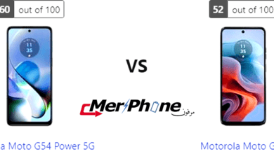 مراجعة متخصصة للهواتف: Motorola Moto G54 Power 5G مقابل Motorola Moto G34