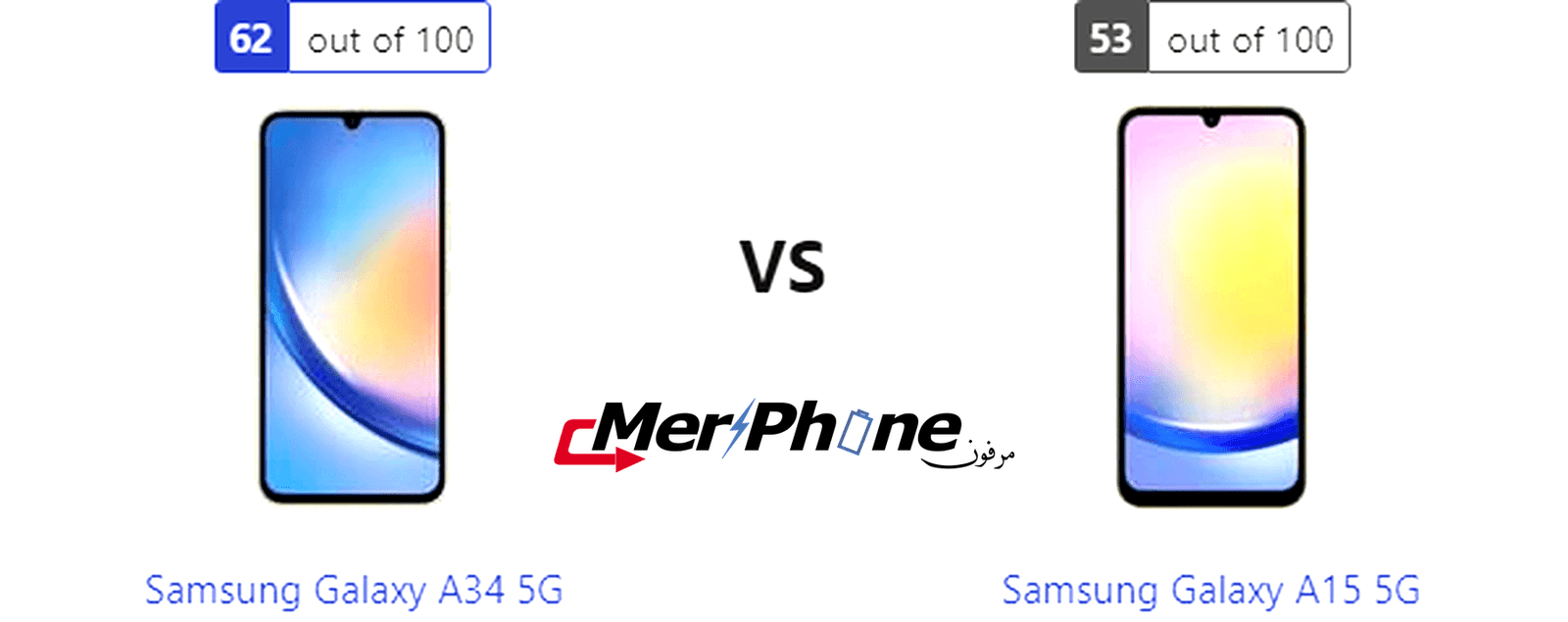 مراجعة متخصصة: مقارنة Samsung Galaxy A34 5G و Samsung Galaxy A15 5G