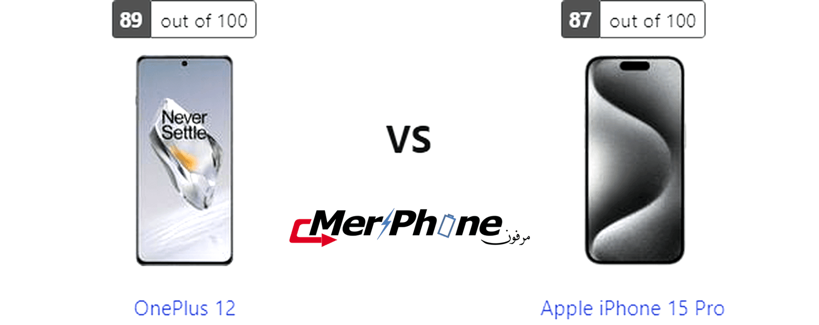 معركة الهواتف الذكية: OnePlus 12 يواجه Apple iPhone 15 Pro