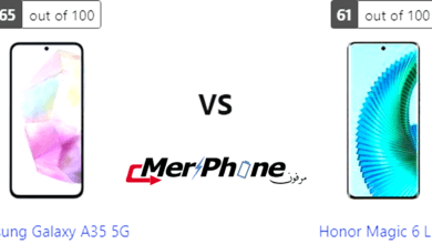 تقييم شامل: خصائص Samsung Galaxy A35 5G مقابل Honor Magic 6 Lite