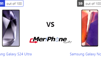 تقرير مفصل للمواصفات: Samsung Galaxy S24 Ultra ضد Samsung Galaxy Note 20