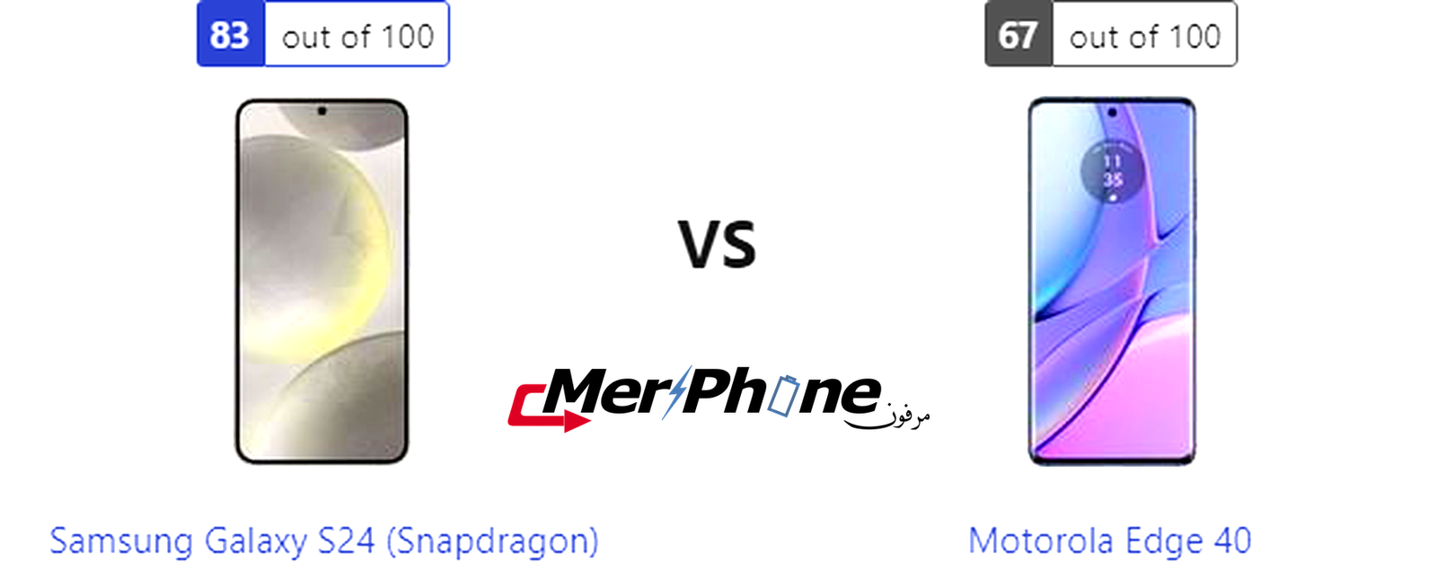 تقييم فني متكامل: خصائص Samsung Galaxy S24 (Snapdragon) و Motorola Edge 40