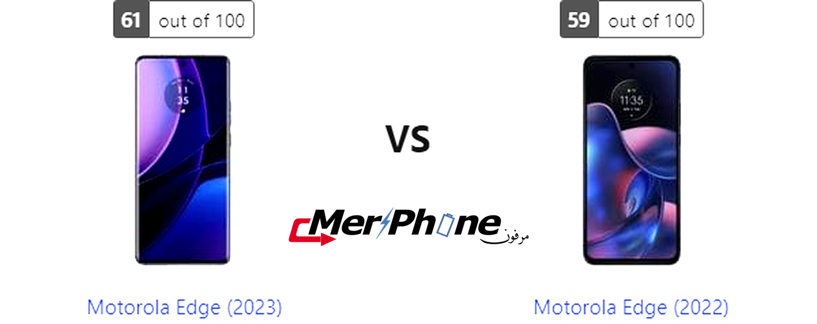 دليل المستهلك الذكي: مفاضلة Motorola Edge (2023) مع Motorola Edge (2022)