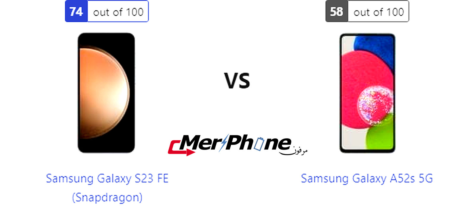 مختبر الذكاء التكنولوجي: Samsung Galaxy S23 FE (Snapdragon) أم Samsung Galaxy A52s 5G؟