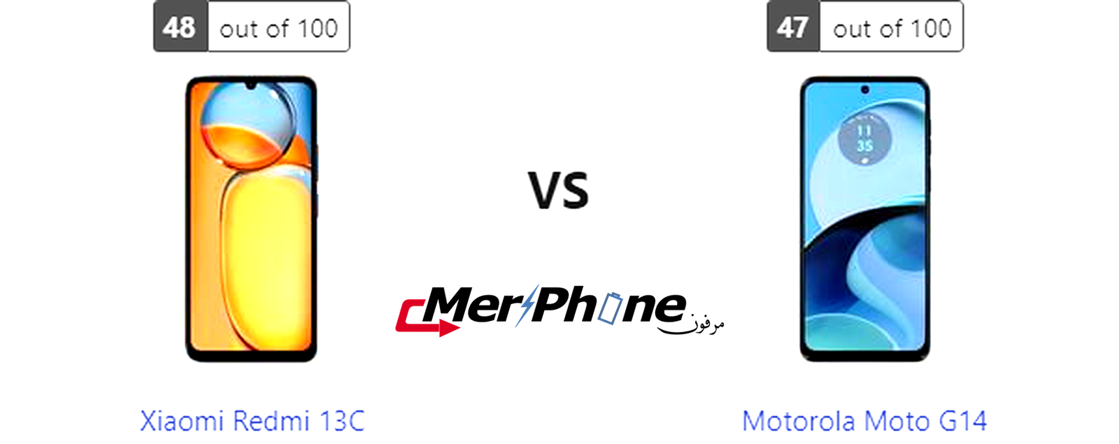 دليل المفاضلة: Xiaomi Redmi 13C أم Motorola Moto G14؟