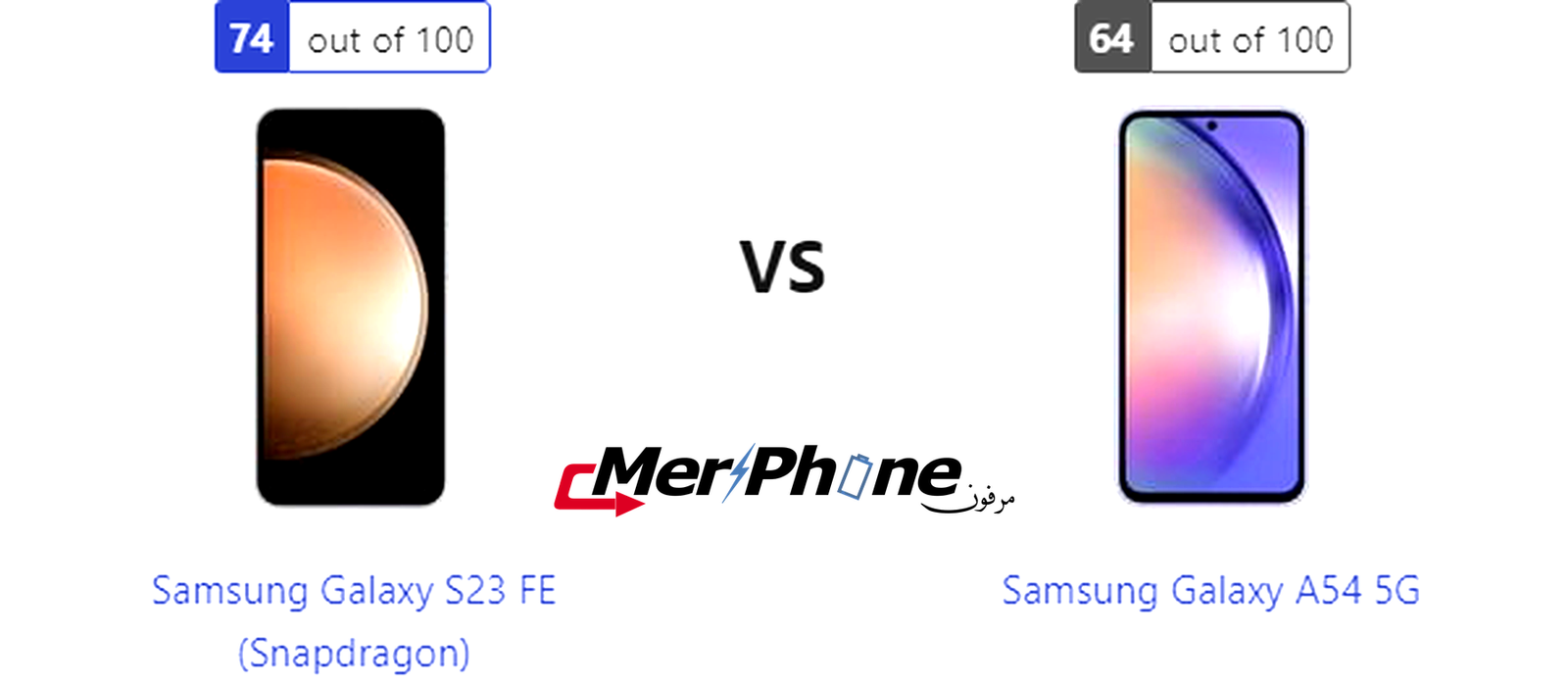 معركة التكنولوجيا المتقدمة: مقارنة Samsung Galaxy S23 FE (Snapdragon) مع Samsung Galaxy A54 5G