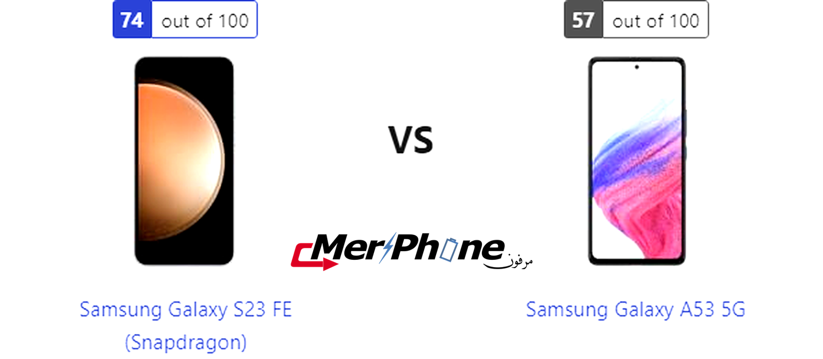 مختبر الابتكار التكنولوجي: Samsung Galaxy S23 FE (Snapdragon) أم Samsung Galaxy A53 5G؟