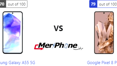 مقارنة Samsung Galaxy A55 5G مع Google Pixel 8 Pro