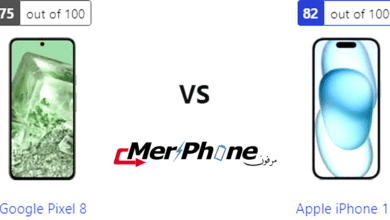 جدول مقارنة بين Google Pixel 8 و Apple iPhone 15