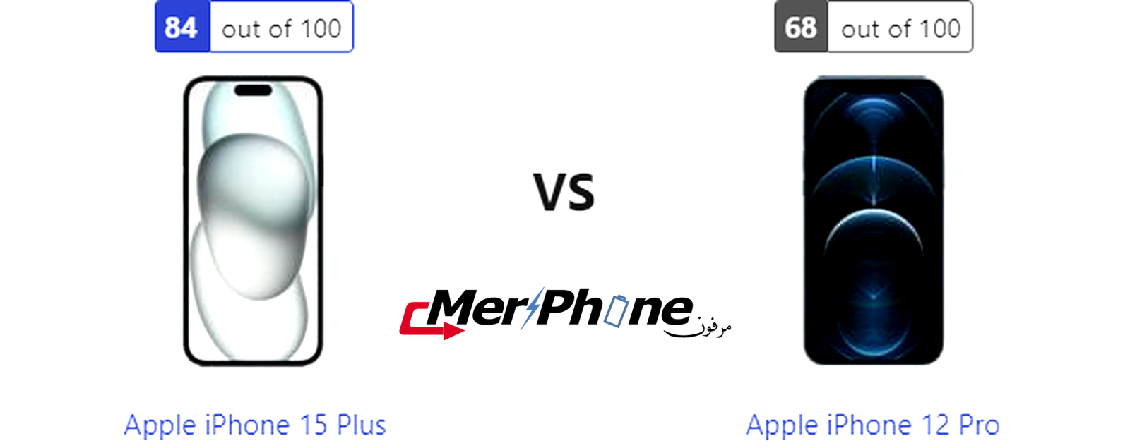 تقييم فني: خصائص Apple iPhone 15 Plus و Apple iPhone 12 Pro