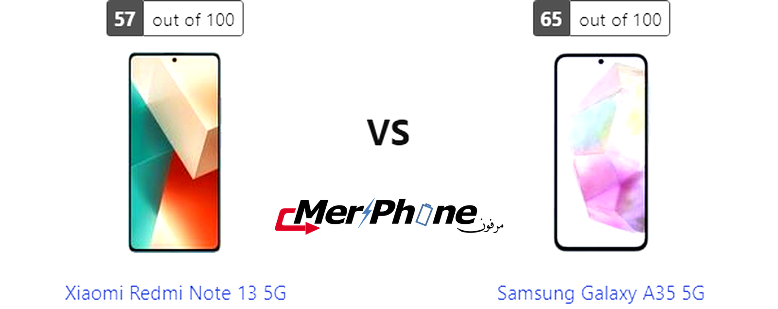 دليل المستهلك: اختيار بين Xiaomi Redmi Note 13 5G و Samsung Galaxy A35 5G
