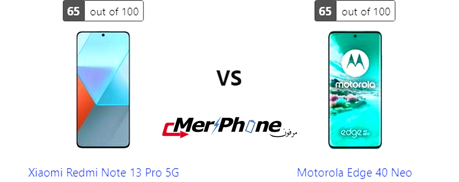 مراجعة علمية دقيقة: Xiaomi Redmi Note 13 Pro 5G ضد Motorola Edge 40 Neo