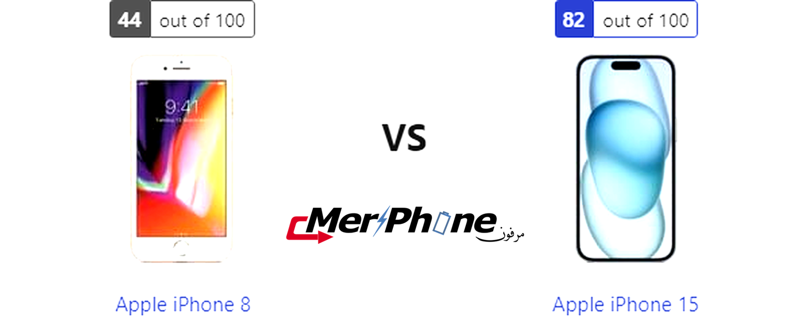 معركة الهواتف: Apple iPhone 8 يواجه Apple iPhone 15