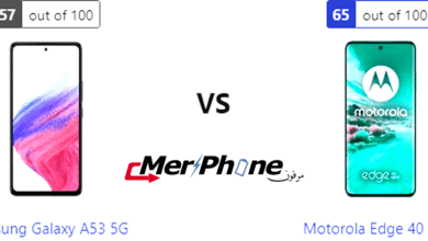 معركة الهواتف الذكية: Samsung Galaxy A53 5G يواجه Motorola Edge 40 Neo