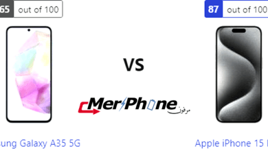 تقرير مفصل للمواصفات: Samsung Galaxy A35 5G ضد Apple iPhone 15 Pro