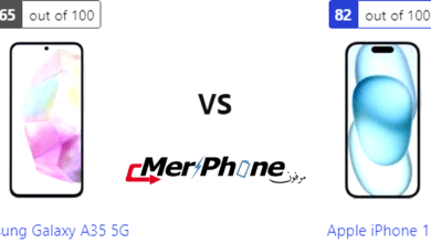 تقرير تقني: مواجهة Samsung Galaxy A35 5G و Apple iPhone 15