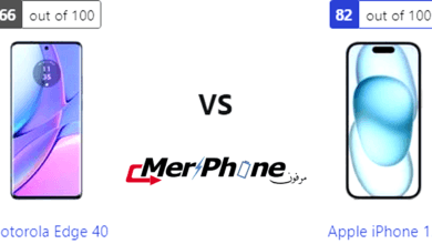 تقييم علمي دقيق: مواصفات Motorola Edge 40 و Apple iPhone 15