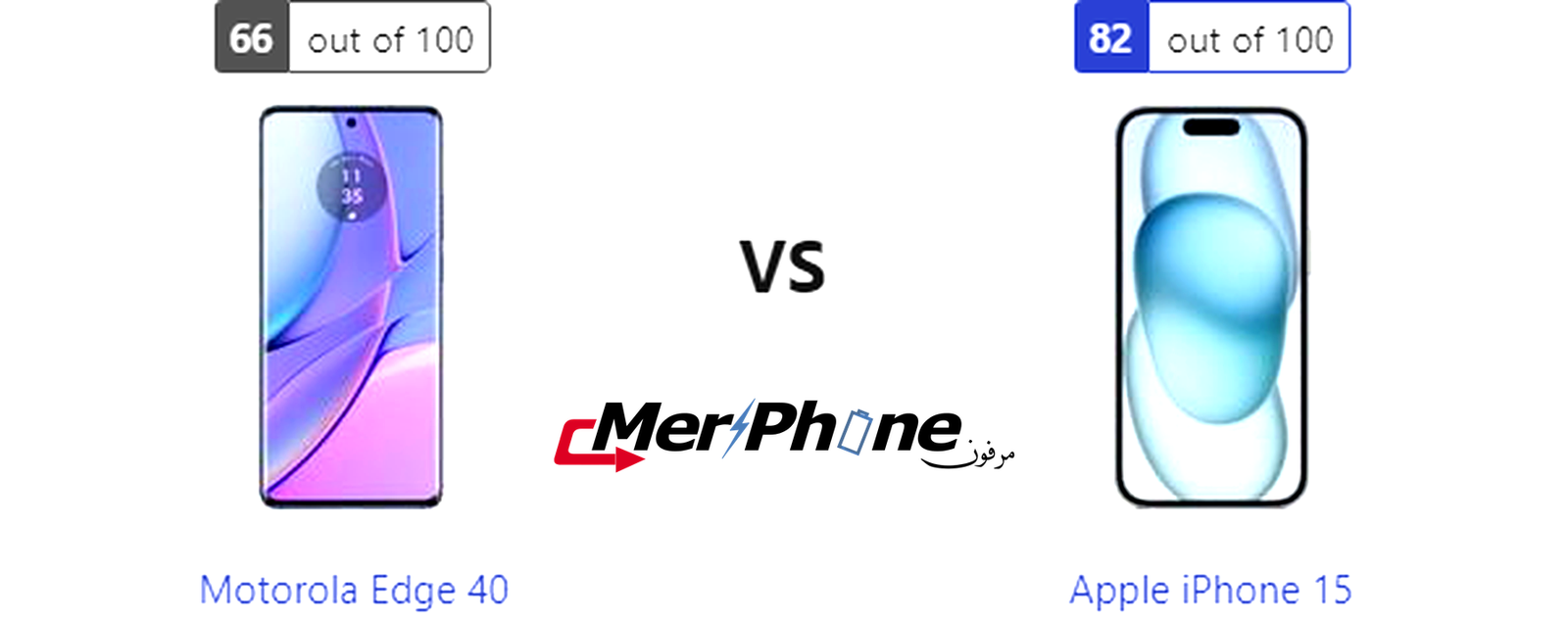 تقييم علمي دقيق: مواصفات Motorola Edge 40 و Apple iPhone 15