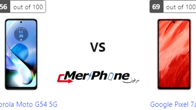 دليل المفاضلة التقنية: Motorola Moto G54 5G مقابل Google Pixel 7a