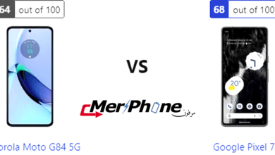 دراسة مقارنة متكاملة: Motorola Moto G84 5G أو Google Pixel 7؟
