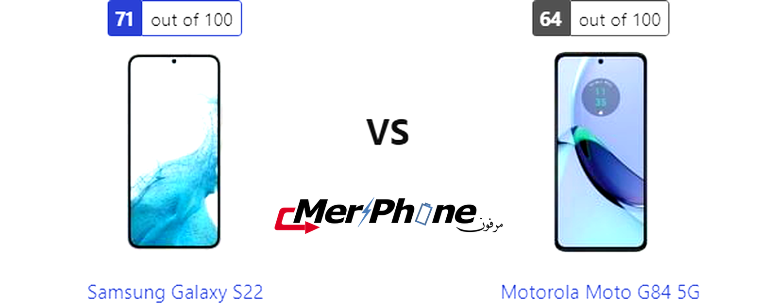 دليل المستهلك: اختيار بين Samsung Galaxy S22 و Motorola Moto G84 5G