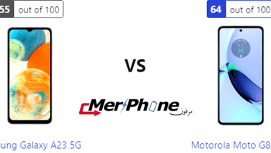 معركة الابتكار التقني: Samsung Galaxy A23 5G يواجه Motorola Moto G84 5G