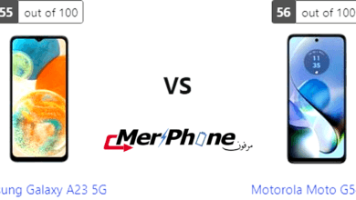 تحليل استراتيجي: خصائص Samsung Galaxy A23 5G و Motorola Moto G54 5G