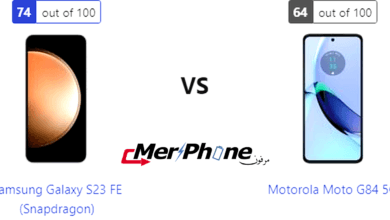 مقارنة استراتيجية: Samsung Galaxy S23 FE (Snapdragon) يتحدى Motorola Moto G84 5G