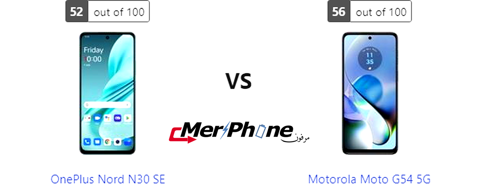 مراجعة استراتيجية عميقة: OnePlus Nord N30 SE ضد Motorola Moto G54 5G