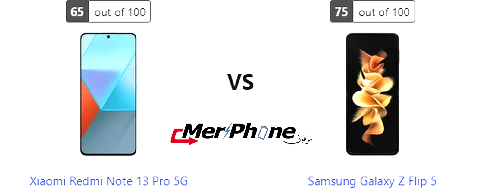 مراجعة استراتيجية متكاملة: Xiaomi Redmi Note 13 Pro 5G يقابل Samsung Galaxy Z Flip 5