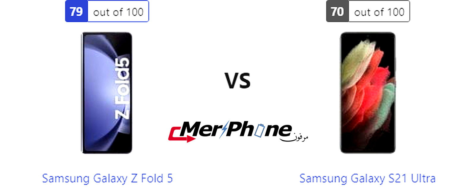 دراسة تقنية متخصصة: Samsung Galaxy Z Fold 5 و Samsung Galaxy S21 Ultra