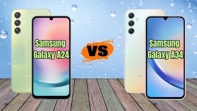 مقارنة شاملة: Samsung Galaxy A34 5G ضد Samsung Galaxy A24 4G