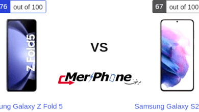 مختبر الابتكار: مقارنة Samsung Galaxy Z Fold 5 و Samsung Galaxy S21 Plus