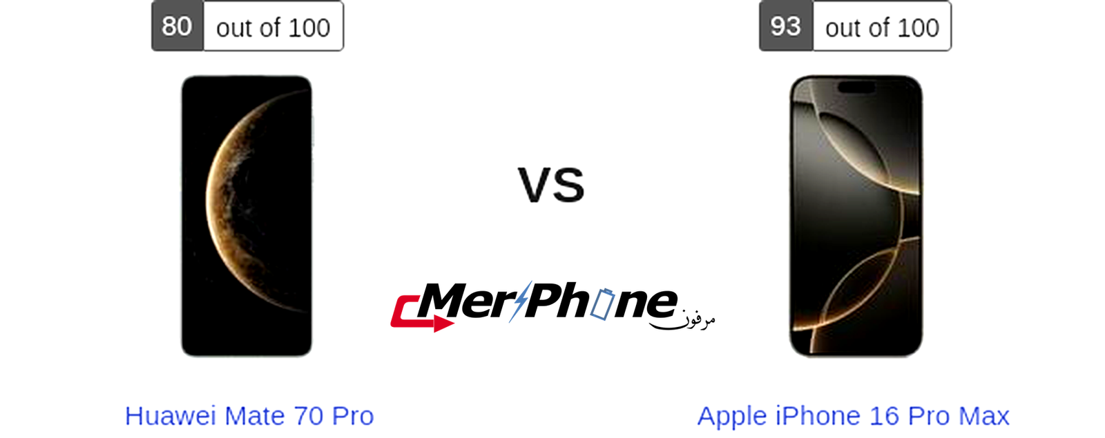 تقييم علمي دقيق: مواصفات Huawei Mate 70 Pro و Apple iPhone 16 Pro Max