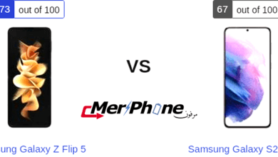 تقييم متكامل للخصائص: Samsung Galaxy Z Flip 5 يواجه Samsung Galaxy S21 Plus