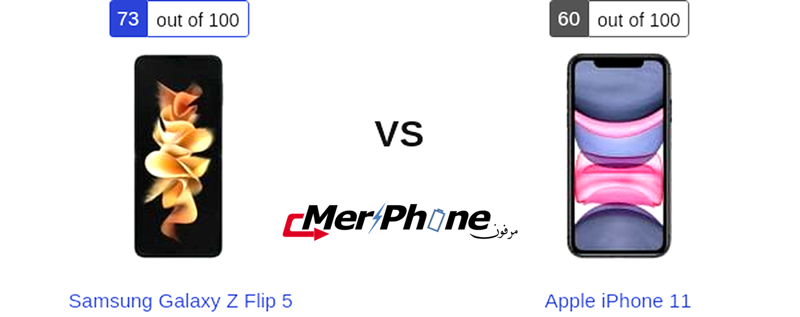 مراجعة فنية: مقارنة دقيقة بين Samsung Galaxy Z Flip 5 و Apple iPhone 11