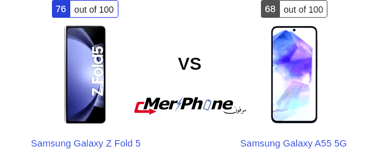 تقييم فني: خصائص Samsung Galaxy Z Fold 5 و Samsung Galaxy A55 5G