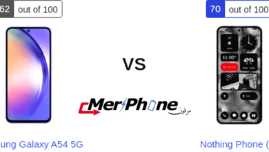 تحليل عميق للمواصفات: Samsung Galaxy A54 5G مقابل Nothing Phone (2)