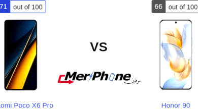 جدول مقارنة بين Xiaomi Poco X6 Pro و Honor 90