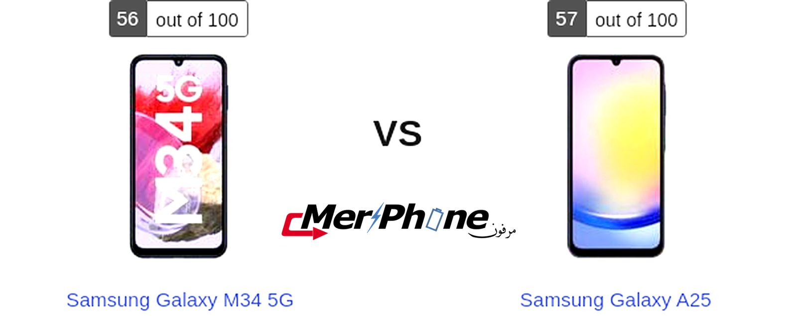 تقرير مواصفات متكامل: مقارنة Samsung Galaxy M34 5G يتحدى Samsung Galaxy A25
